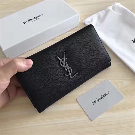 ysl logo wallet|YSL small wallet for women.